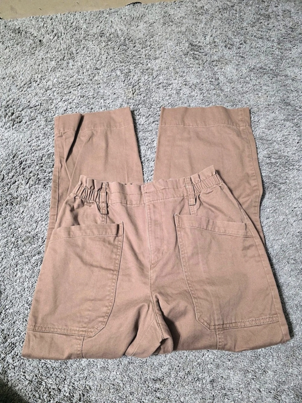 LOFT Women's Cargo Capris in Brown Like New